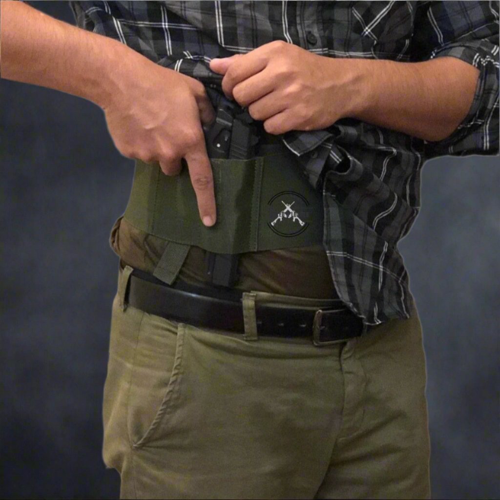 BELLY BAND HOLSTER LOCKED N LOADED